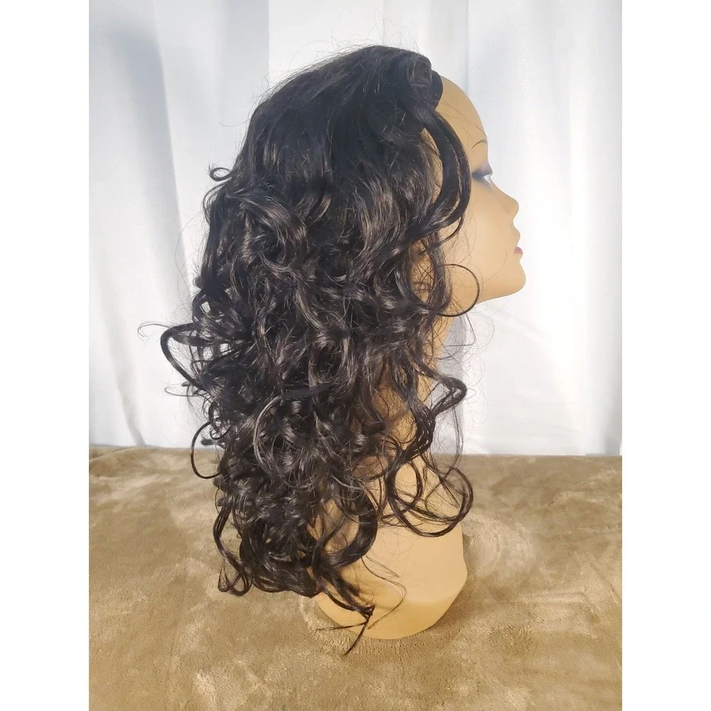 Aplus‎ Wig - Black Curled Wave #1
